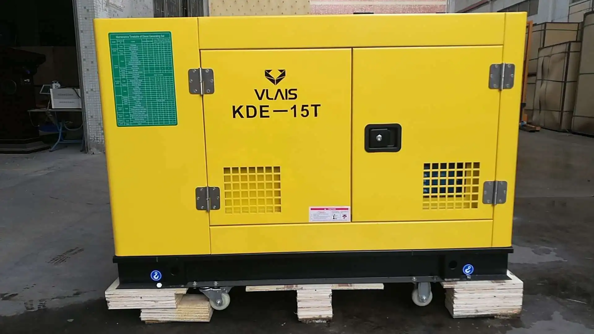 Vlais 15KVA дизельный Бесшумный Генератор/Большой мощный прочный генератор большой размер бесшумный Динамо