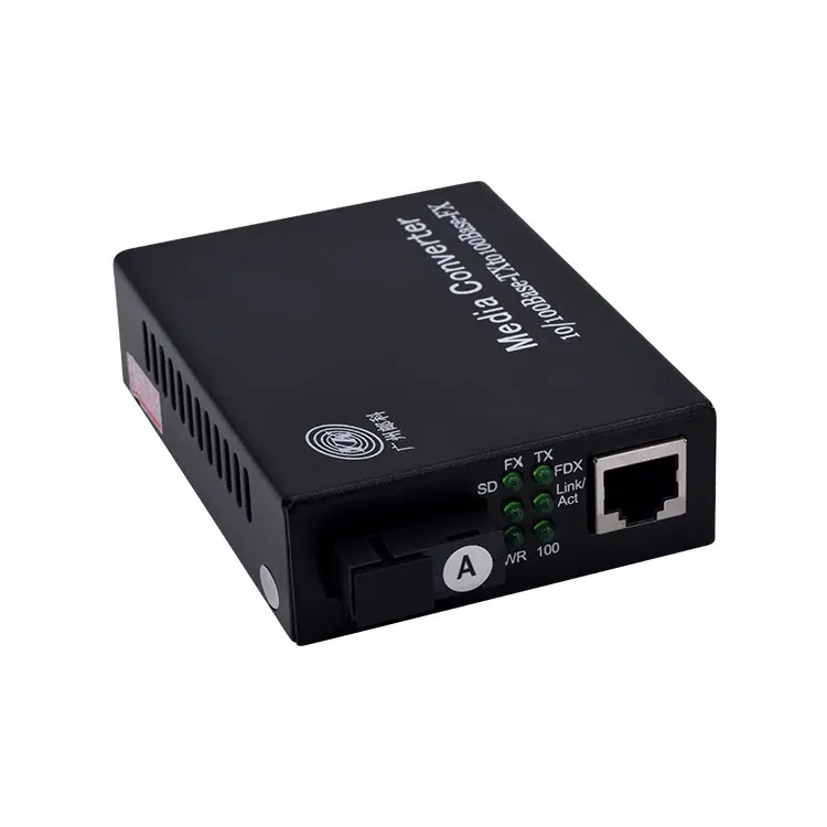 Single Mode Fiber 100 Gigabit Converter Single Core Optical Telecom Transceiver