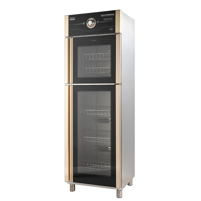 
Medium 220v heat preservation stainless steel fully tempered glass UV disinfection cabinet 