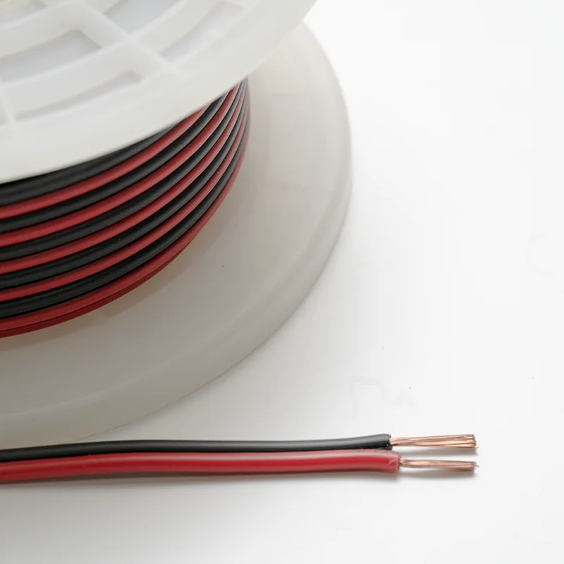 hot selling red and black speaker wire under carpet best speaker cable for guitar amp soundbar wire