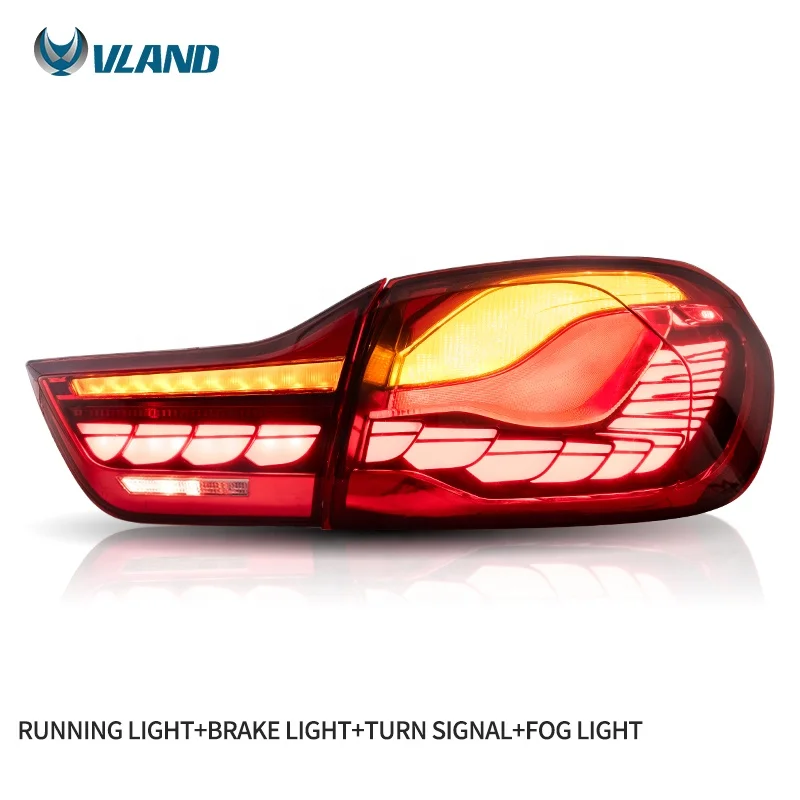 
VLAND Factory Start up Animation DRL 2014-2020 rear lamp f33 f36 f83 f32 f82 gts oled style tail lights For bmw M4 