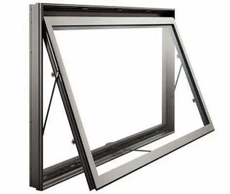 Energy Saving Thermal Break Aluminum Villa Home Manual Residential Aluminum Awning Window With Screen