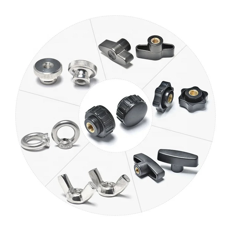 Поставка Hanjie SS304 нержавеющая сталь используется в сочетании с болтами 8-32 накатанная гайка