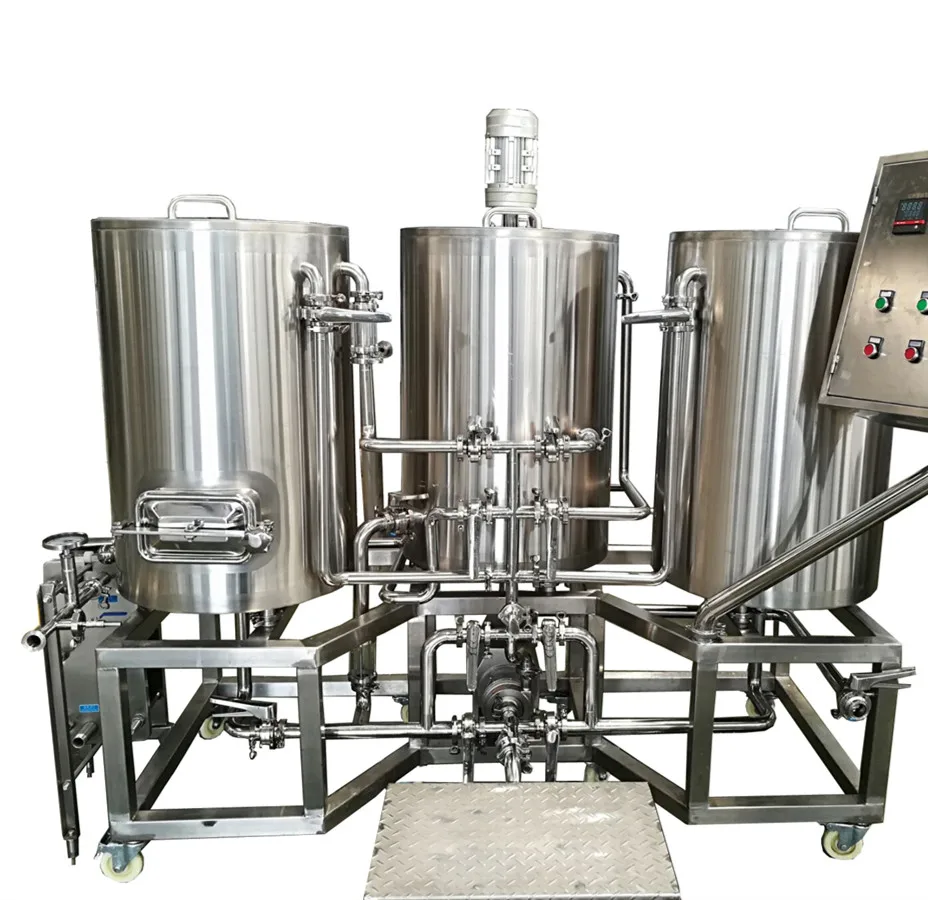 100l 200l mini automatic beer brewery for sale