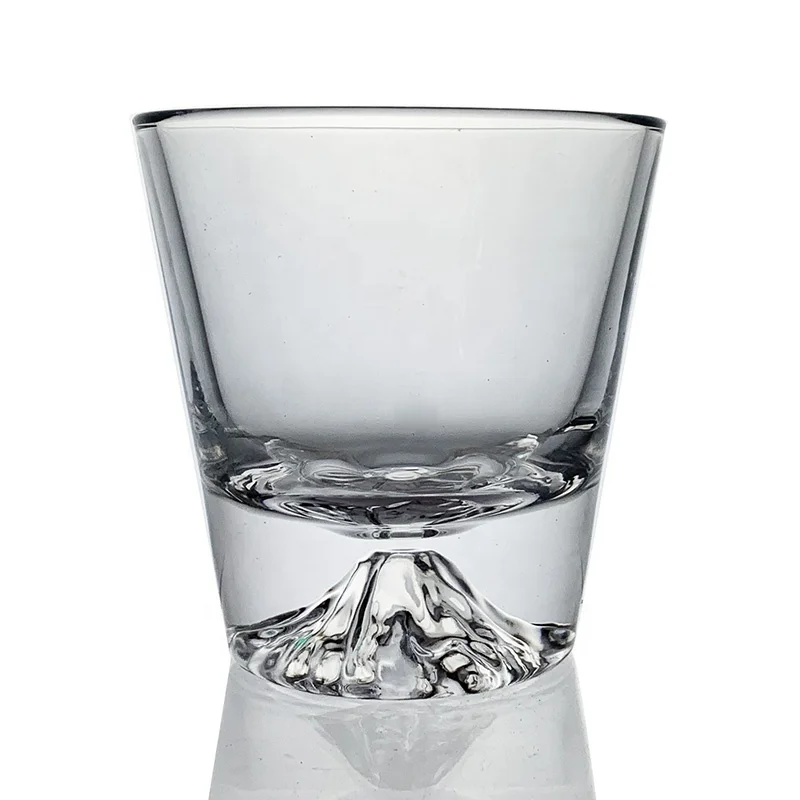 Mountain Fuji Crystal Whiskey Glass 8 Ounces Classic Elegance  Whisky Tumblers