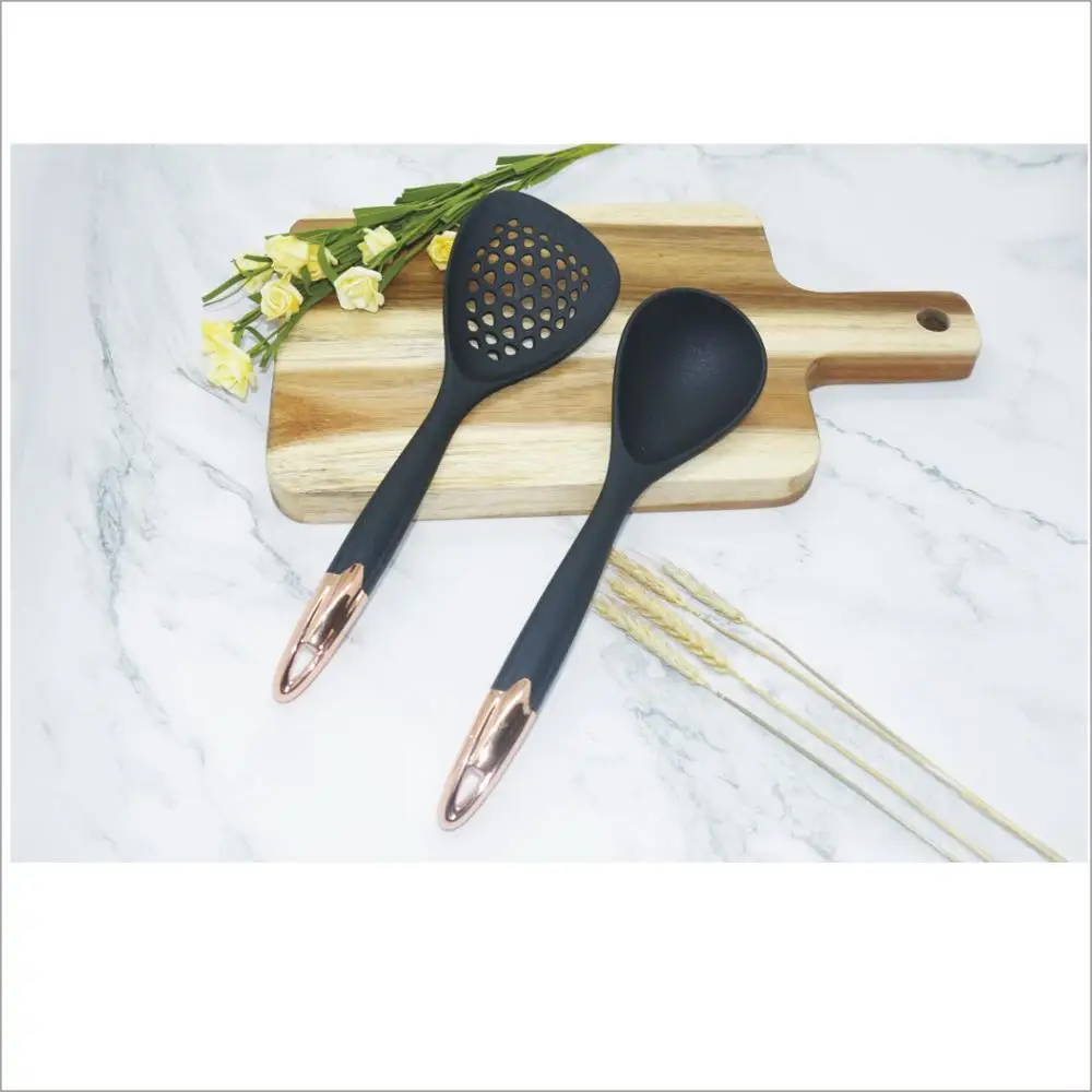 2019 Kitchen Accessories Heat Resistant Non Stick ABS Handle 9 pieces Kitchen Cooking Tools Nylon Utensil Sets