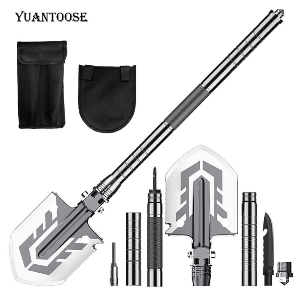 
Многофункциональный инструмент для выживания на природе Складная лопата для кемпинга 