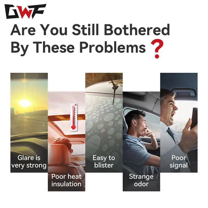 free sample universal tinted car sun driving visor ceramic window film for car automotive insulation film