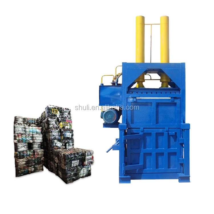 Hydraulic Vertical waste paper/cardboard/plastic bottles/press and baler