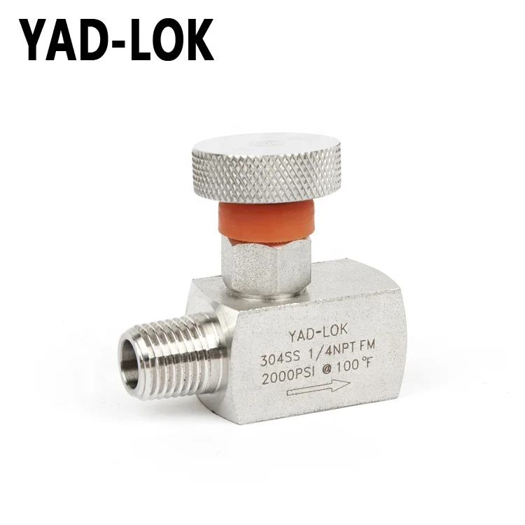 YAD-LOK Wenzhou 1/4 Npt 2000Psi Stainless Steel Needle Valve For Water