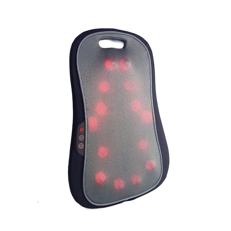 Шиацу массажер для шеи и с жар-на заднюю панель с полной защитой из Разминающий Массаж Подушка на стул S300