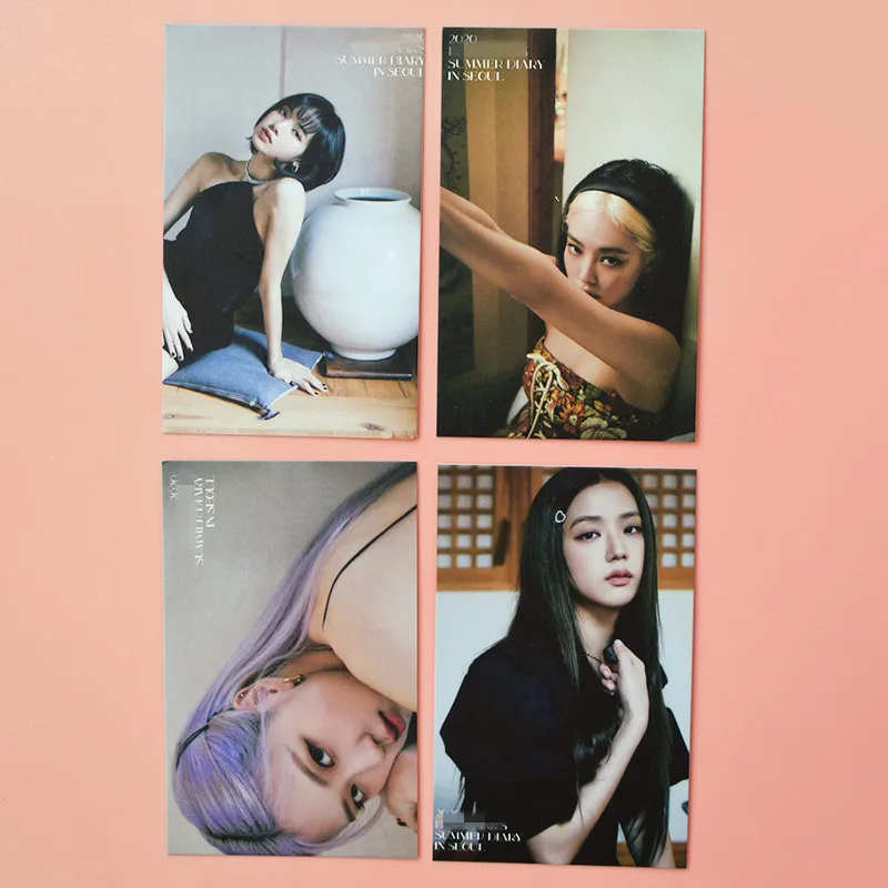 Wholesale Kpop Idol Merchandise 2020 SUMMER DIARY IN SEOU Blackpink Photo Card Lomo Card