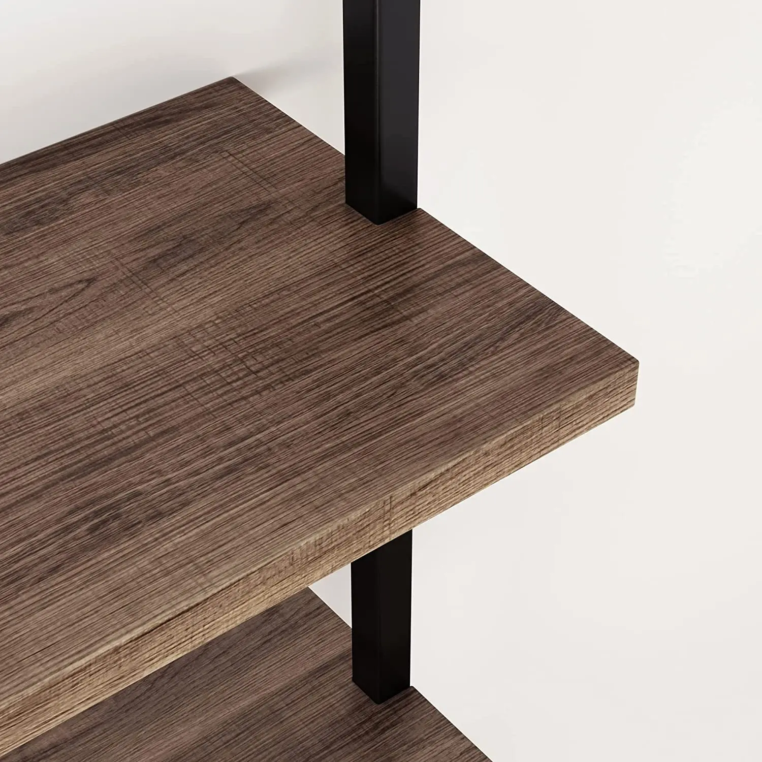 Недорогой настенный стеллаж для хранения полка книжная Угловой книжный шкаф промышленный металлический