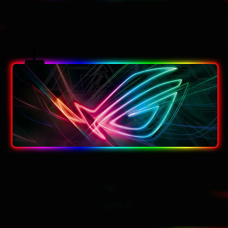 New Type Soft Non-slip Rubber Base Rgb Gaming Mouse Pad Mouse Mat For Laptop Computer Games