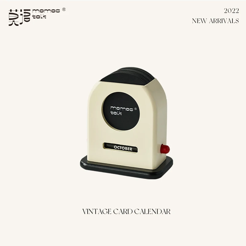 The wooden desk calendar can be customized in stock