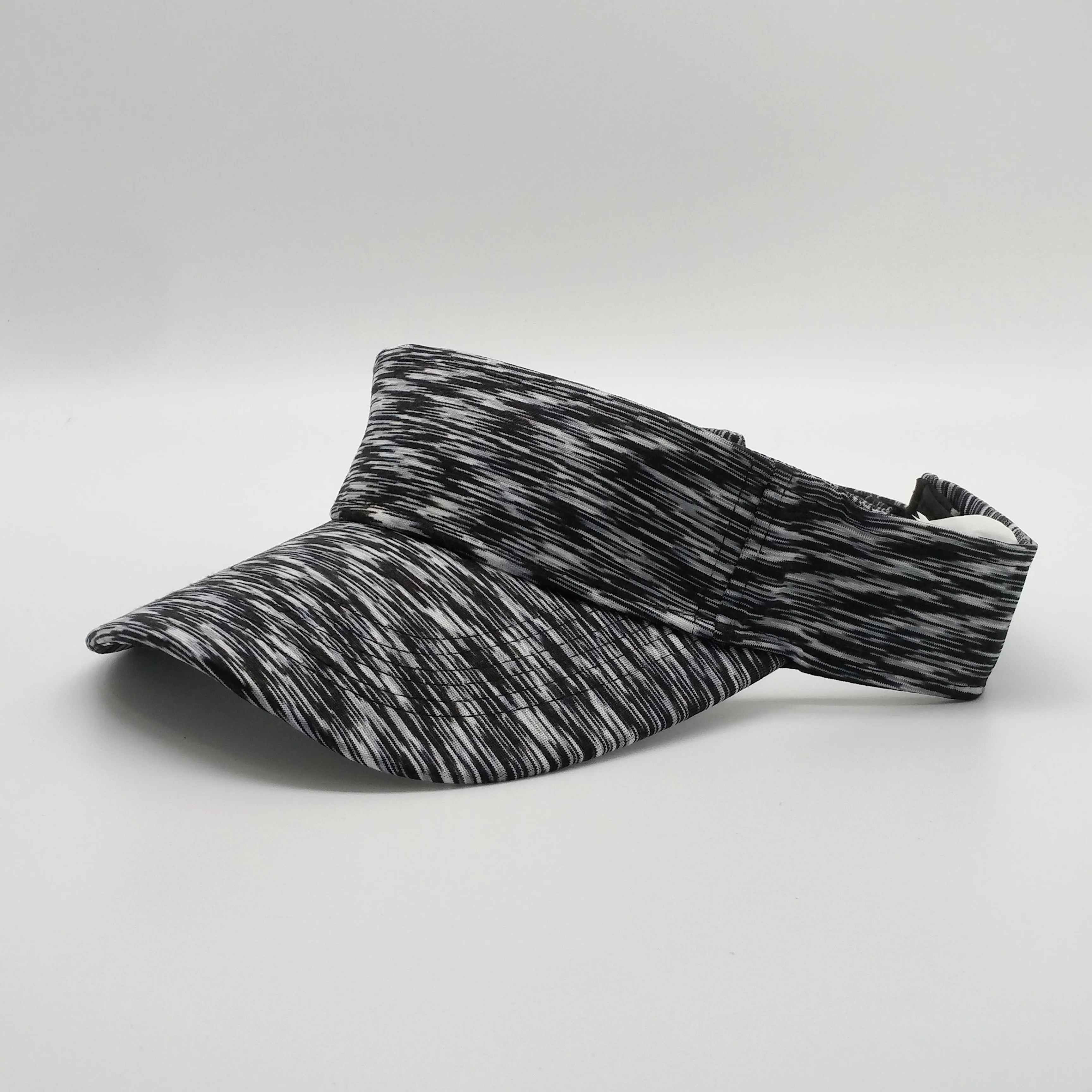 Wholesale 2019 Customized Brown Leopard Print Pvc Plastic Transparent Cap UV Protection Sun Visor Hat