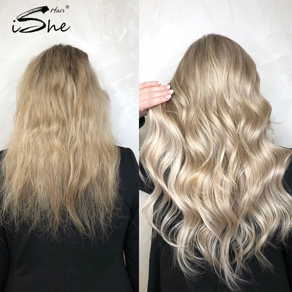 Wholesale 2022 New arrival European Virgin Human Hair Double Drawn Cuticle Aligned I V U Flat Tip Hair extensions ISHE