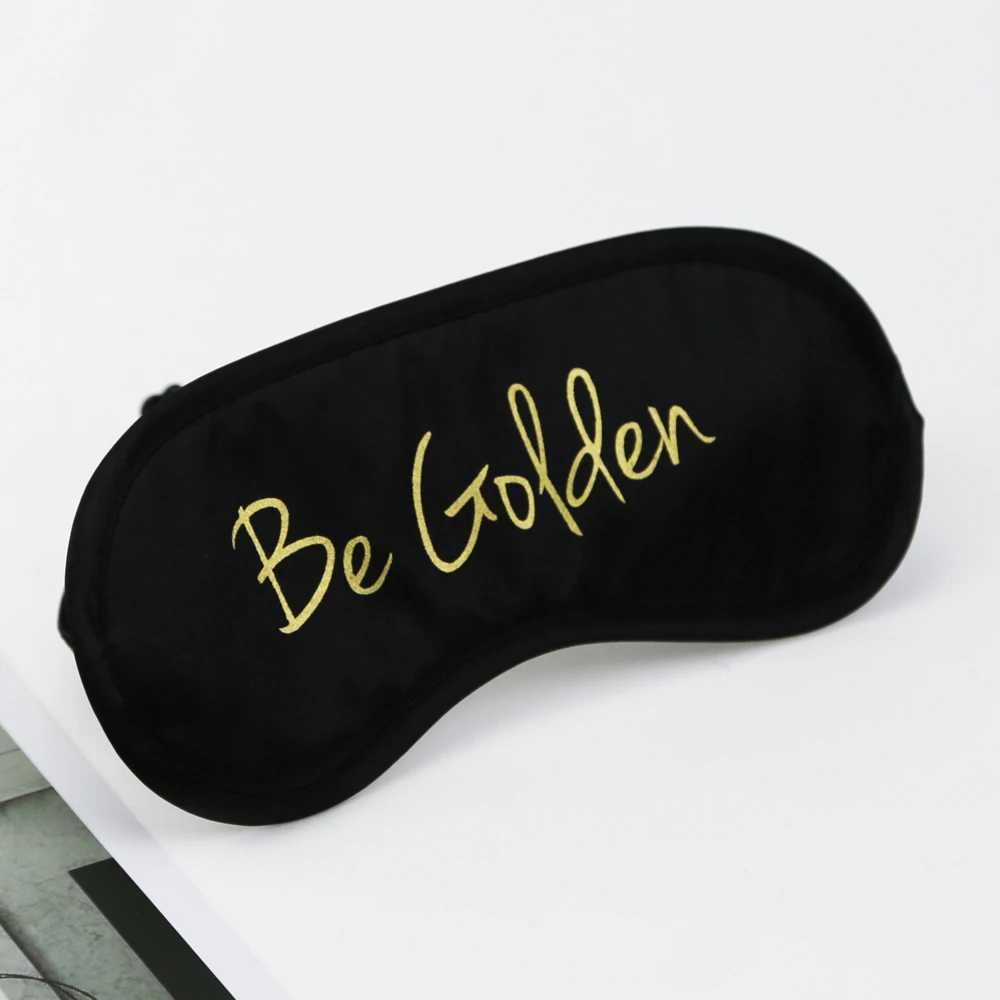 Personalized wholesale eye sleep mask sleeping exquisite quality silk eye mask with custom logo