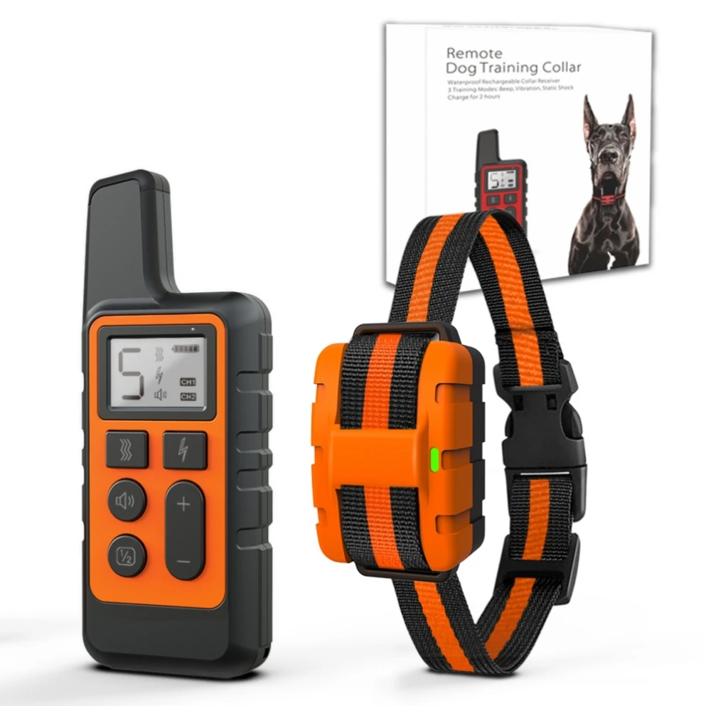 
Amazon top seller training pet collar anti bark dog training chock collar 