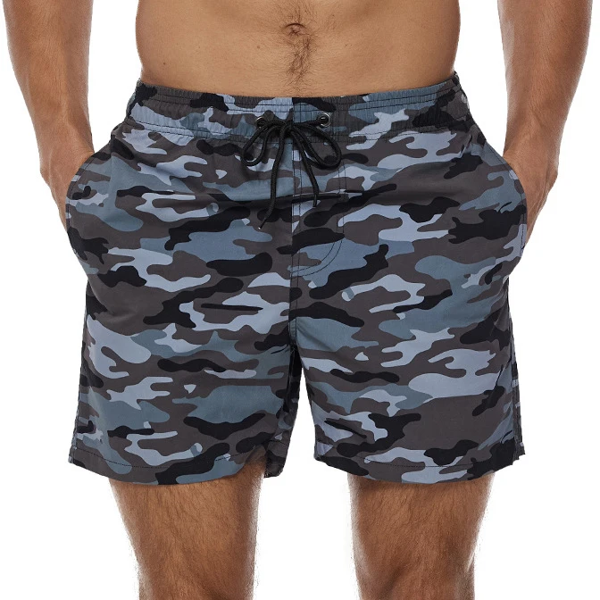 Оптовая продажа, летние спортивные штаны с логотипом на заказ, мужские быстросохнущие плавки, пляжные короткие уличные брюки, новые мужские шорты