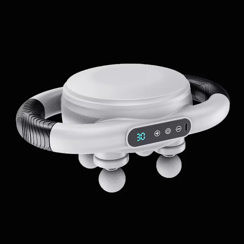 4 Heads Electric Fascia Gun USB Charging Four-Head Fascia Gun Waist And Back Massager Deep High Frequency