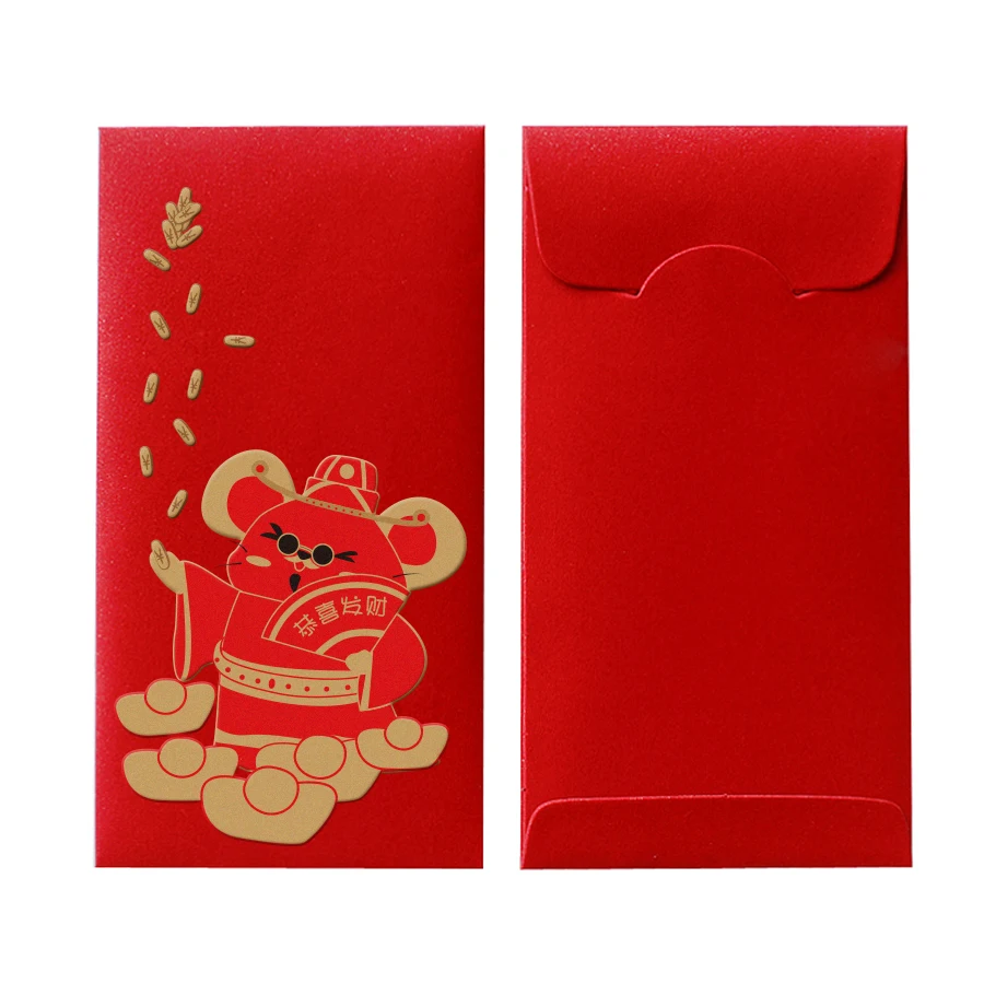 Top sale chinese new year hong bao custom cny red packet holder