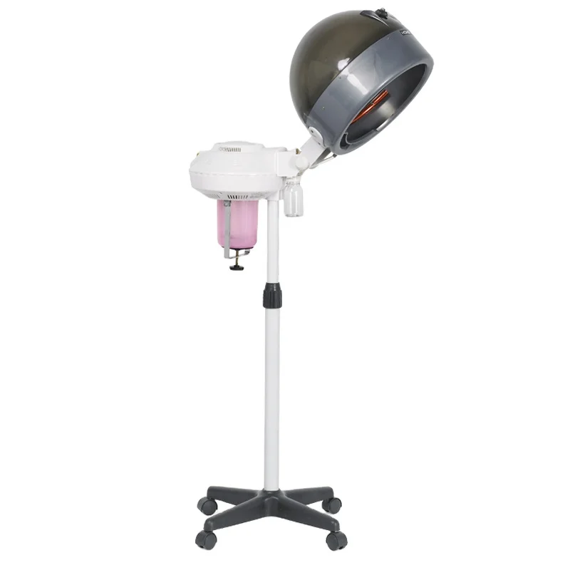 Good Quality Stand Hair Steamer Salon Professional Hair Humidifier and Conditioning Machine with Rolling Wheel