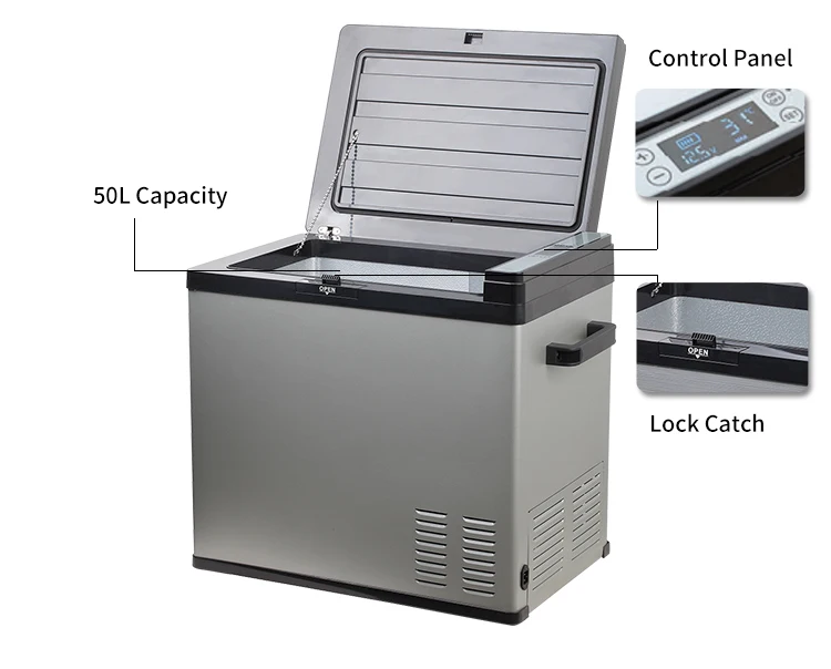 Newest Design Refrigerator Car Portable Low Price Car Refrigerator 12v 24v with Handle