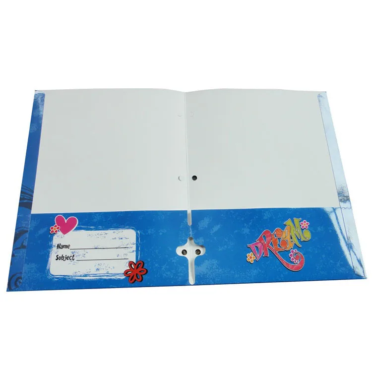 2 Pocket Kraft Paper File Folder Printing