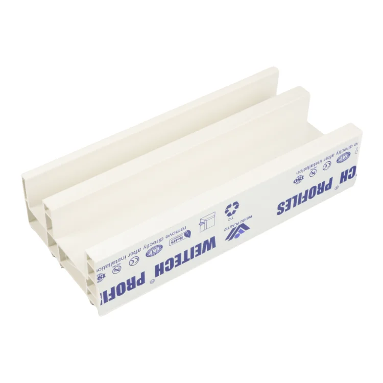 U Shape Pvc Plastic Profile,Extruded Upvc Profile 32*21*1.6mm For Door And Window Frame