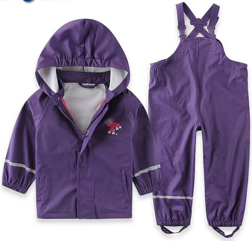 skin-friendly Lightweight Rain coat Waterproof Outwear Rainwear Toddler Kids Raincoat