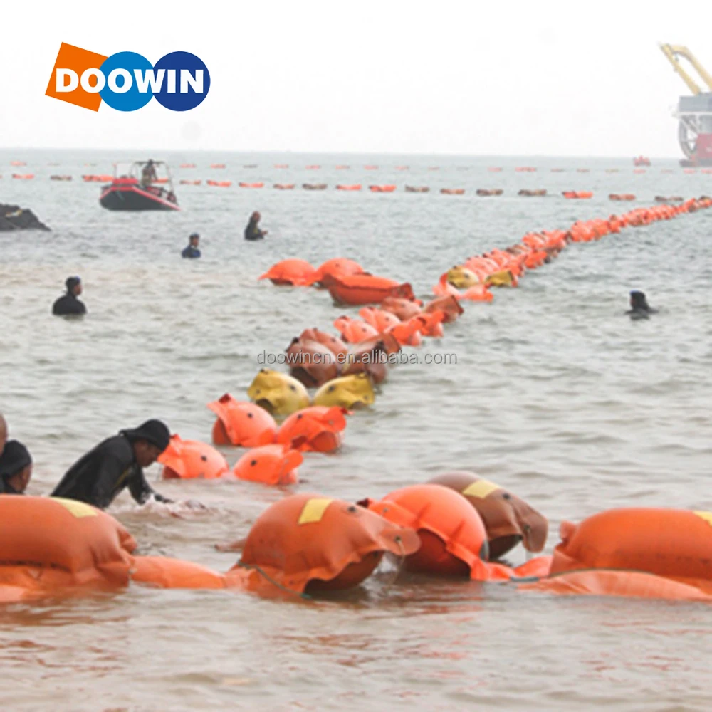 Factory Wholesale offshore pipeline laying marine lifting air bag buoyancy bags for pipeline