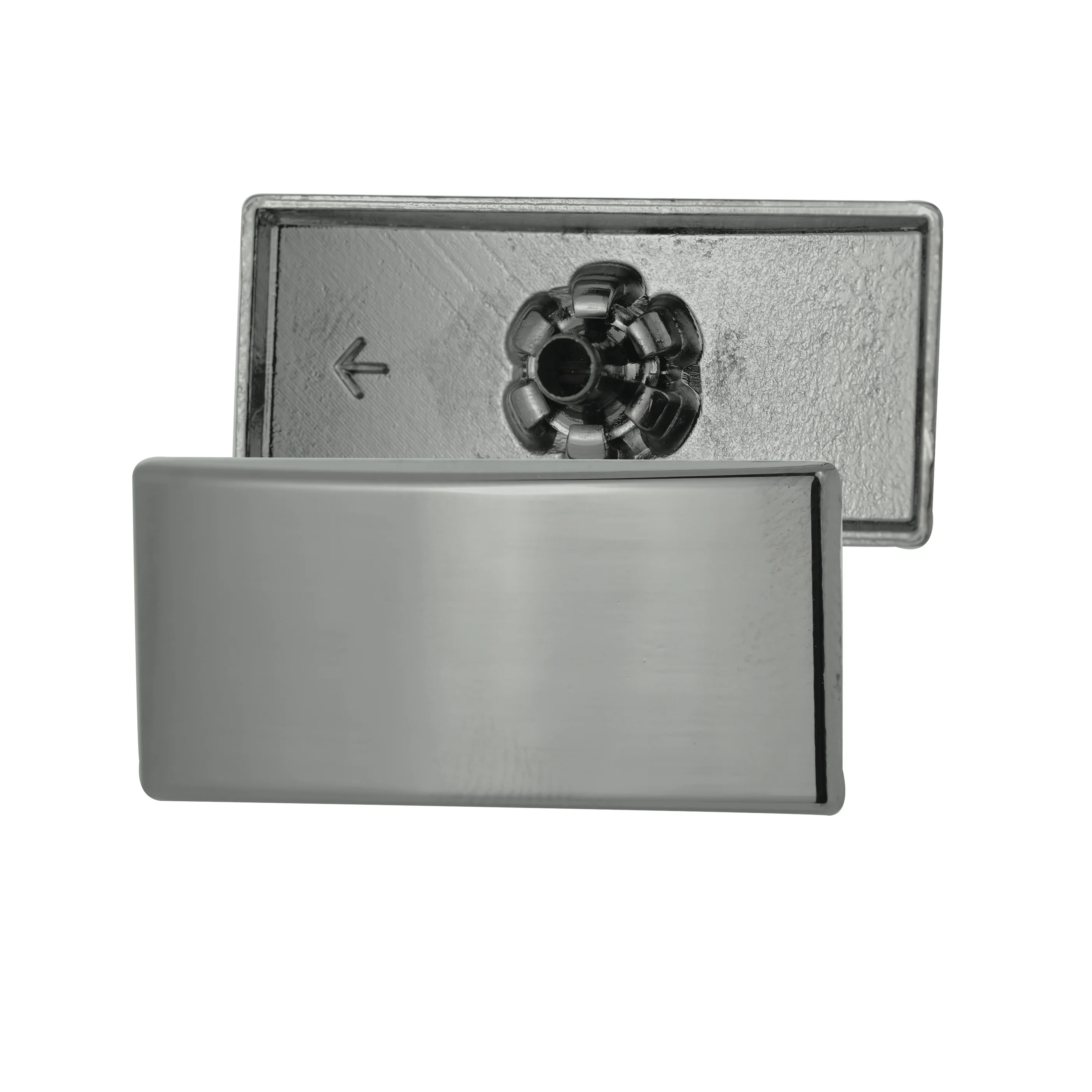 JinYi Hardware OEM ODM Custom Brand Logo Design Zinc Alloy Metal Label Tag for Clothing