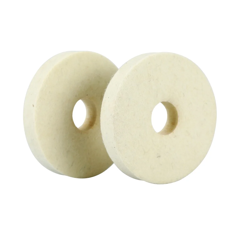 Wool Felt Buffing Wheels 100mm 4 Inch Wool Felt Buffing Polishing Wheel Disc Pads For Grinder Tool