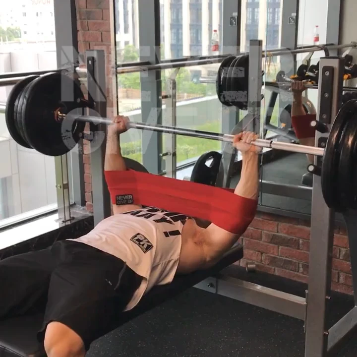 
Elastic Weightlifting Fitness Increase Strength Gym Elbow Sleeves Support Band Bench Press Booster Slingshot Men Women 