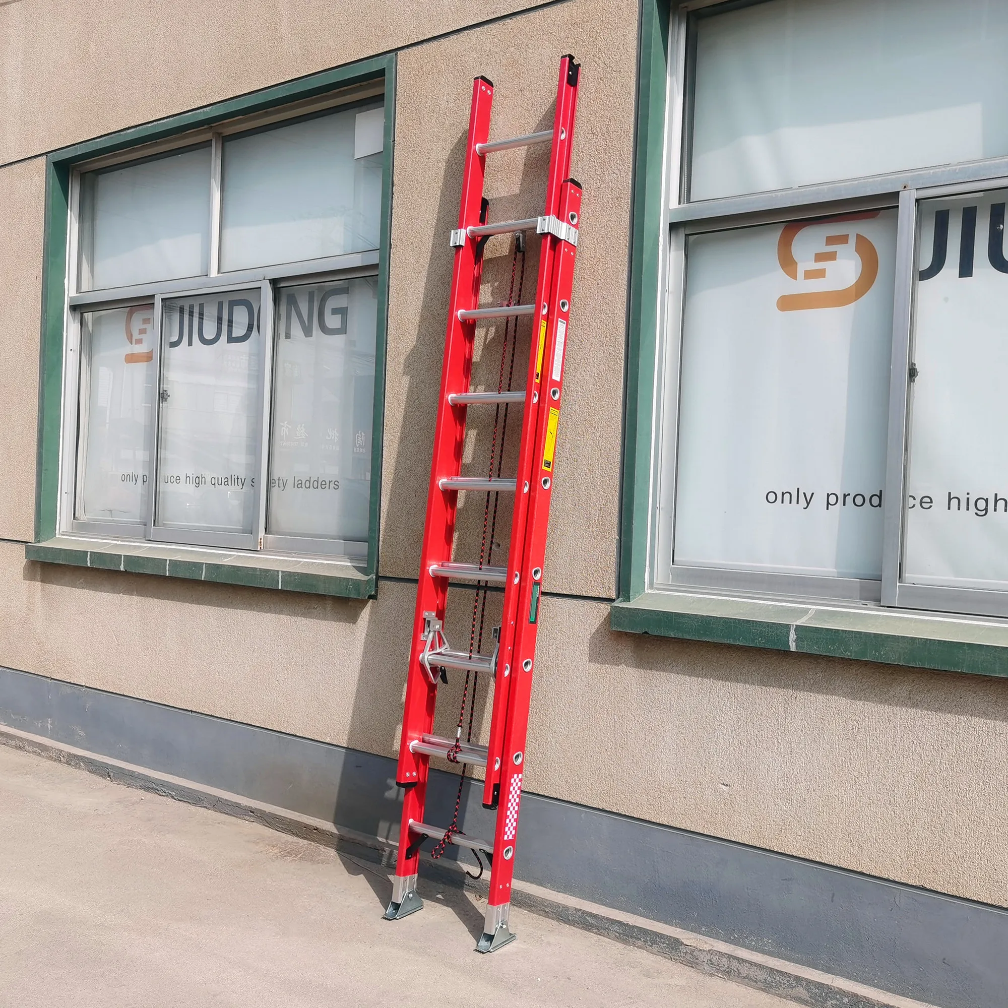Frp GRP Electric Insulating Double Sided Multipurpose Fiber Glass Ladder Foldable Fiberglass Ladders Extension Ladders