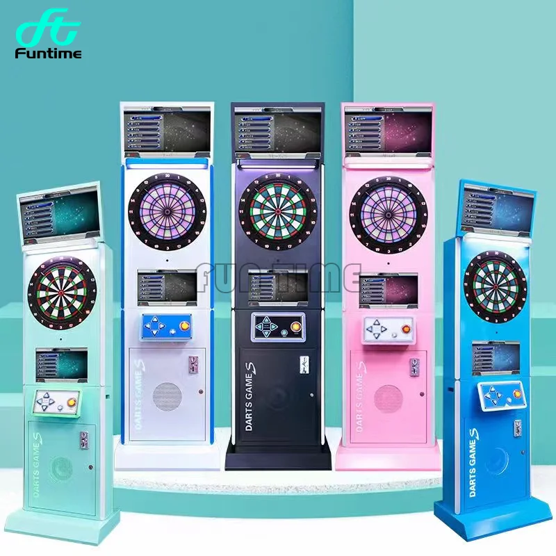 FunTime Coin Operated Games Arcade Electronic Automatic Bar Game Dart Machine For Sale