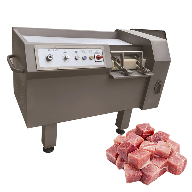 Fully automatic Chicken Beef Pork Cube Cutter  Cutter Meat Dicer Machine