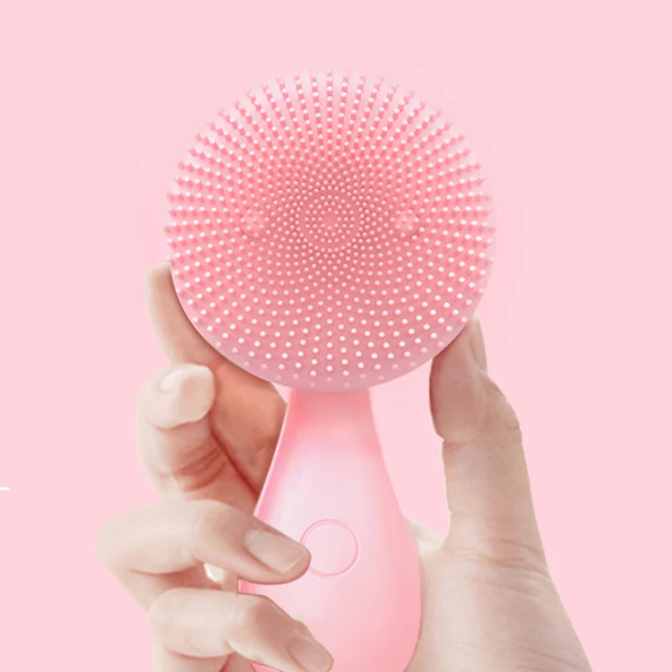High quality and cheap plastic silicone facial cleansing brush for cleaning face