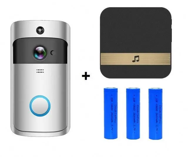 2022 IP Door Bell Camera Battery App Remote View CCTV Security Wifi Home Intercom Bell With Wireless Smart Video Doorbell Camera