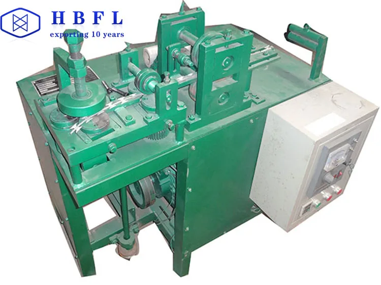 FANLIAN  Full Automatic Razor Blade barbed wire making machine 25 Tons Punching Machine