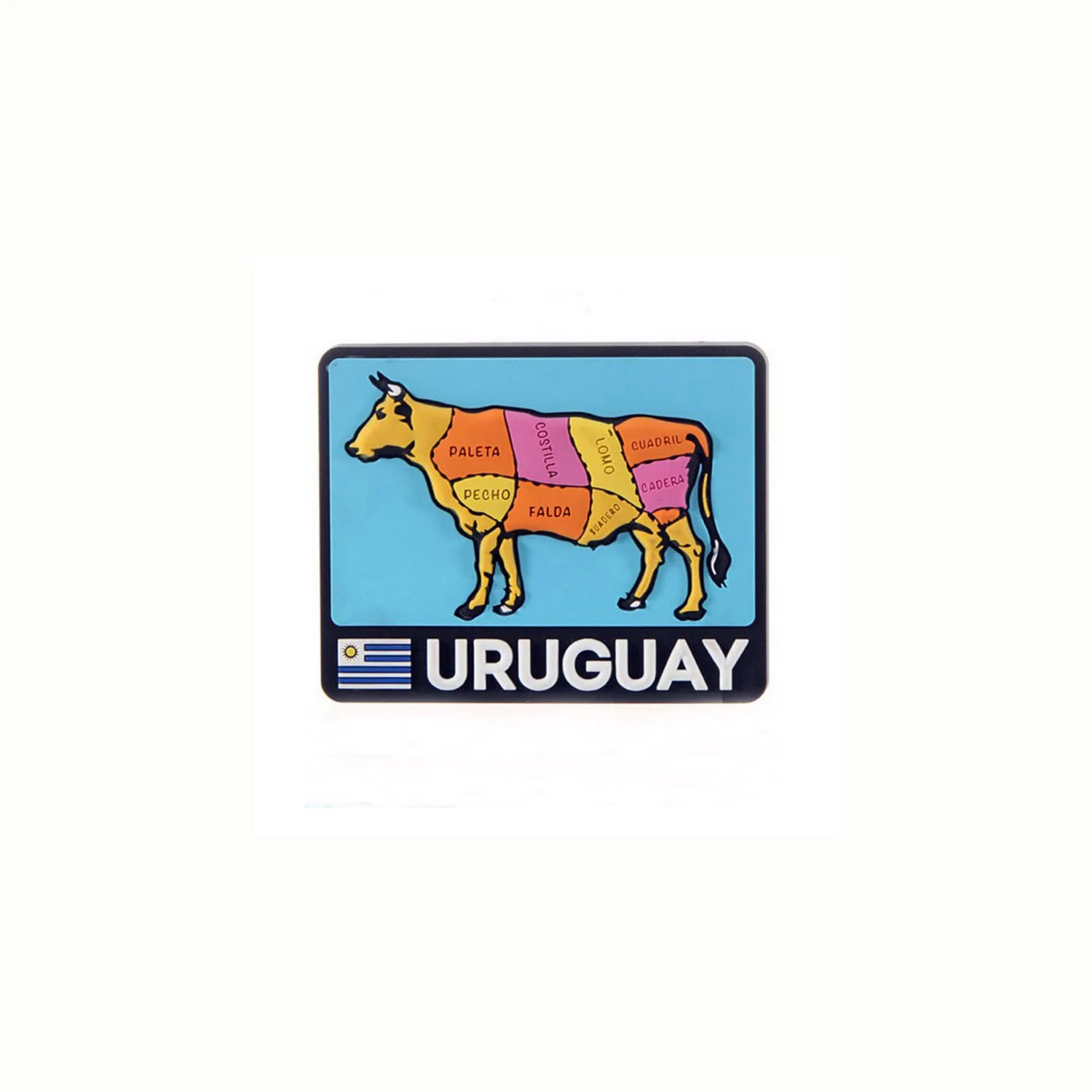 Изготовленный на заказ Uruguay туристический загородный Сувенирный магнит холодильник