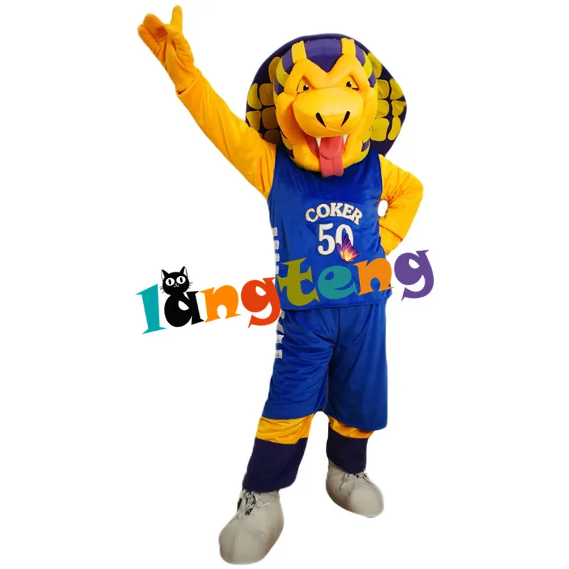 Cartoon Halloween Cosplay Party Christmas  Carnival Apparel  Sport Cobra  Mascot Costumes