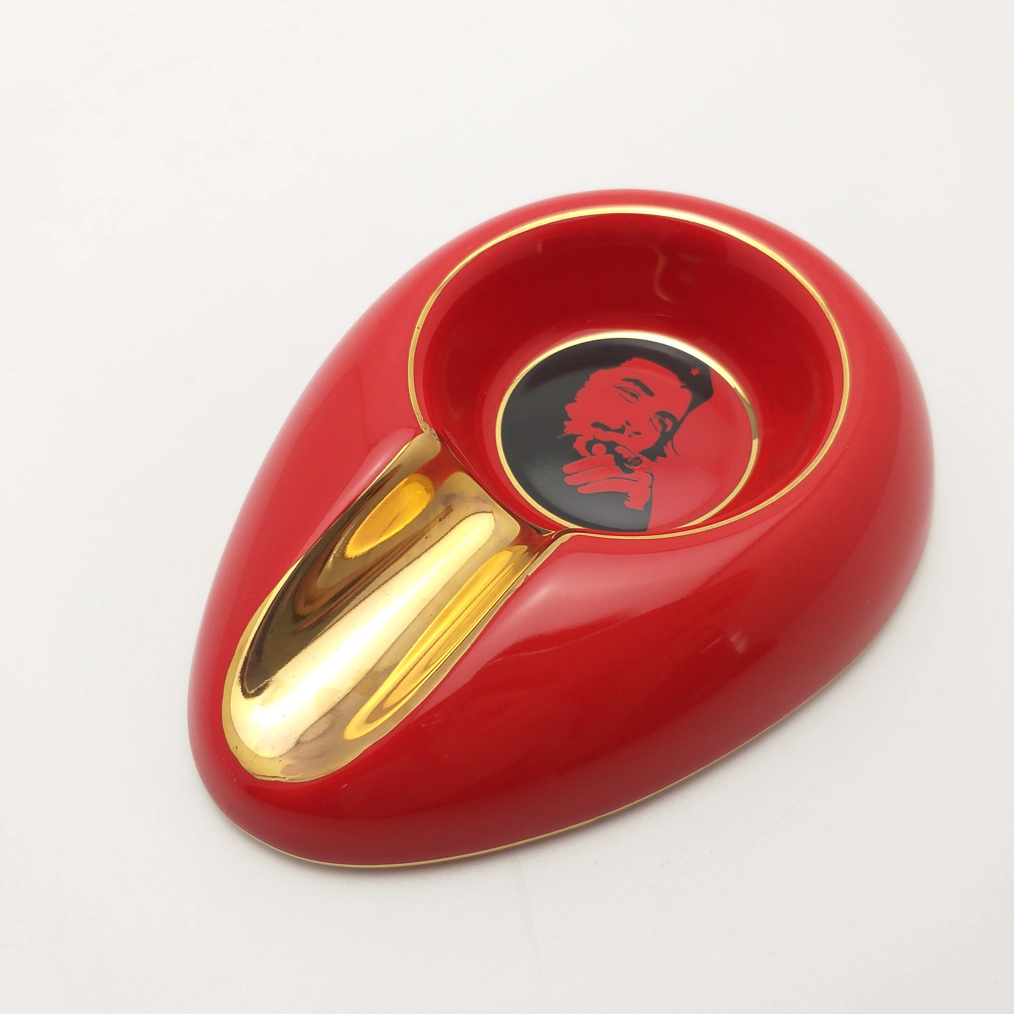 Hot Sale Ceramic Cigar Ashtray Customized Logo