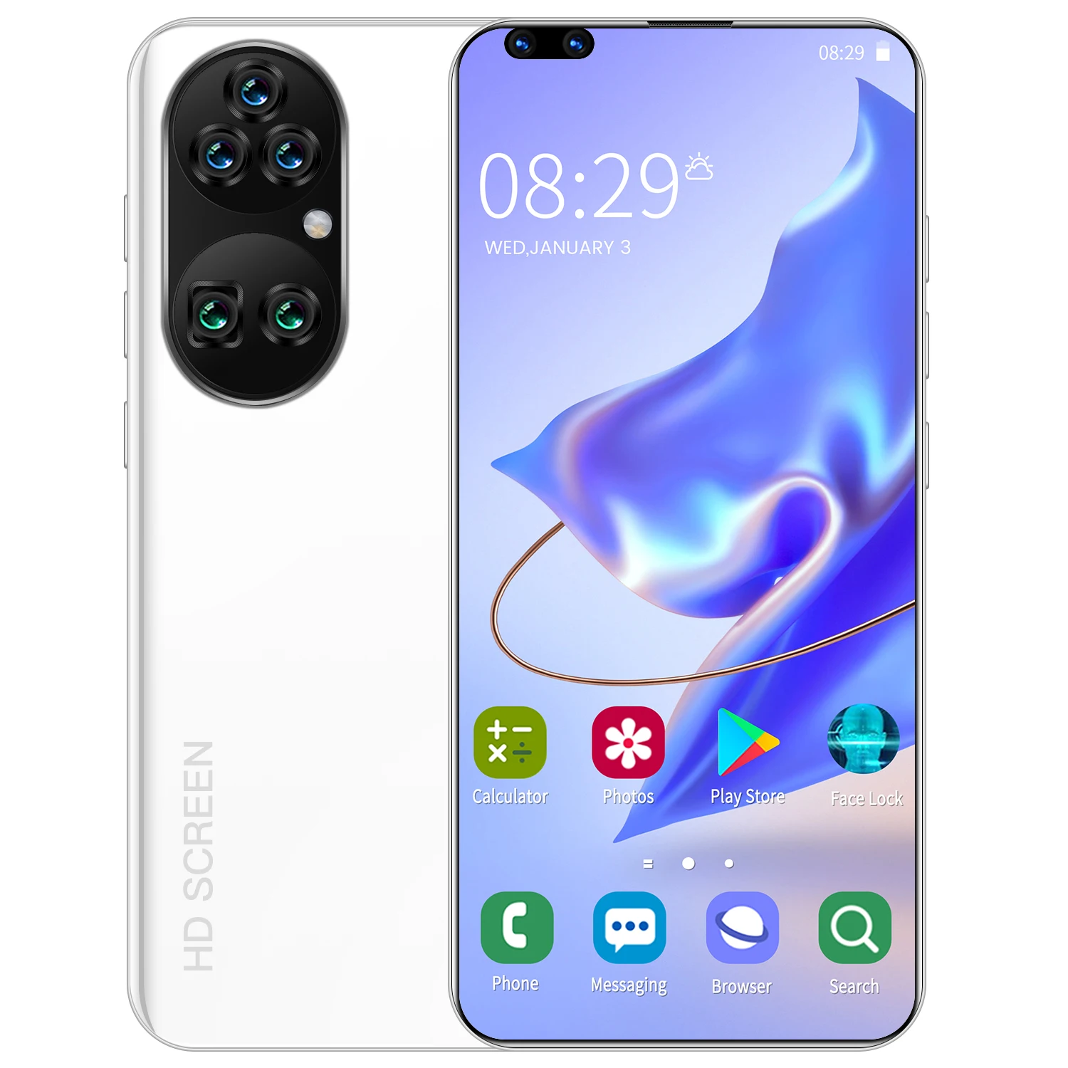 2021 Новый P60 Pro 7 8 полноэкранный Deca Core мобильный телефон 16 ГБ + 512 Гб двойная карта Глобальный Telefones Celulares