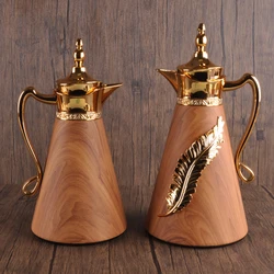 Wholesale Glass Liner Arabic Thermos Set Insulated Vacuum Flask Coffee Dallah Pot