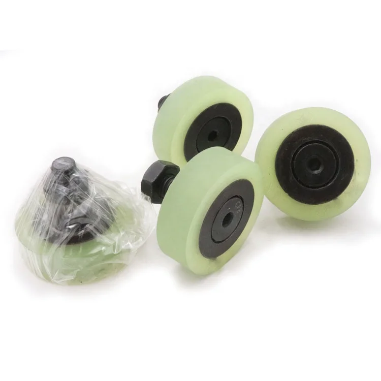 M8*38mm*12mm OD PU pulley wheel with CF8UU CF8 Track Rollers curtain wheel slding door wheel