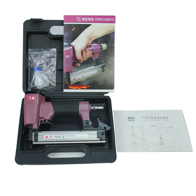 Ga.23 воздуха контактный гвоздильщик P625 пневматический гвоздезабивной пистолет воздуха контактный гвоздильщик Профессиональный Безголовый контактный гвоздя ружье