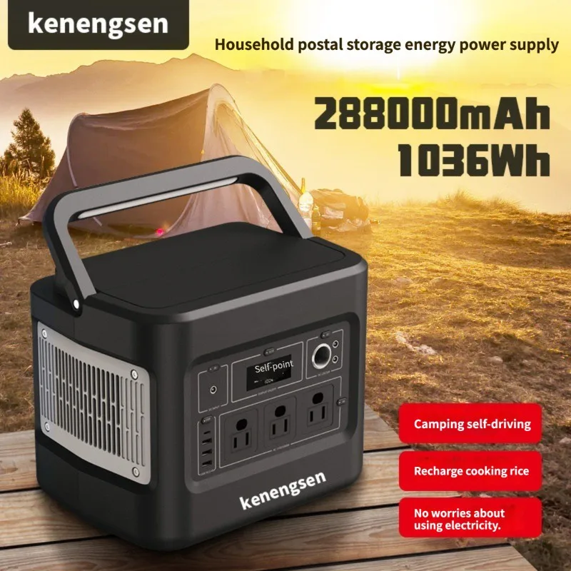 Wholesale Lithium LiFePO4 battery 1000W Power Bank Camping Solar Portable Power Station