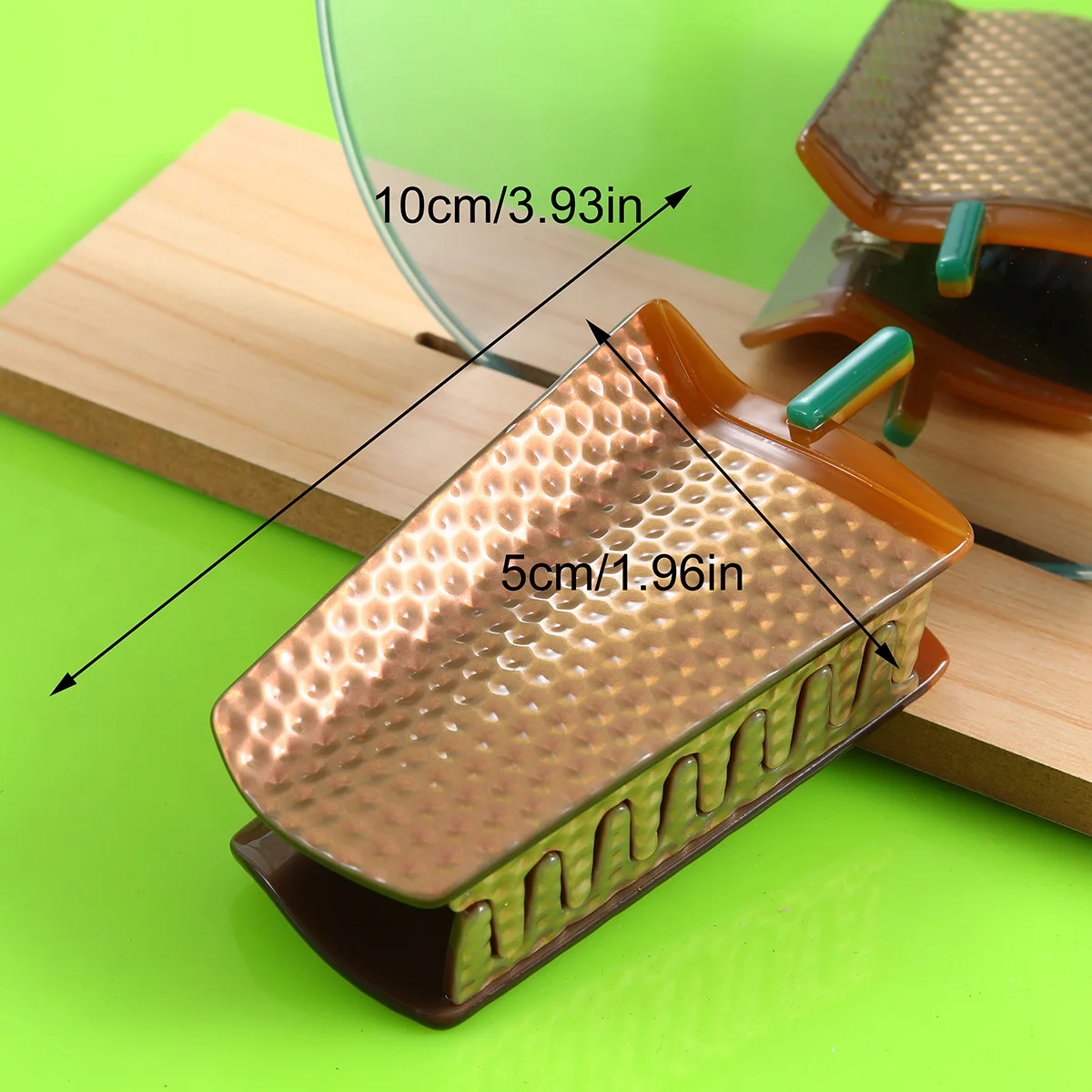 Custom Unique coffee cup Acetate Hair Claw Clip  For Women